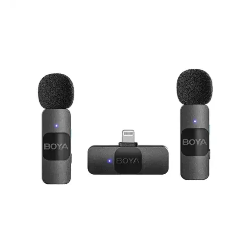 BOYA BY-V2 Ultracompact 2.4GHz Wireless Microphone Price in Bangladesh | Plug & Play Lavalier Mic for Vlogging