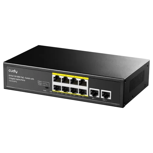 Cudy FS1010PG 8 Port PoE+ Switch with 2 Uplink Ports