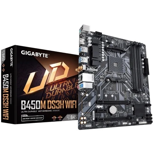 Gigabyte B450M Am4 Ds3H Wifi Motherboard
