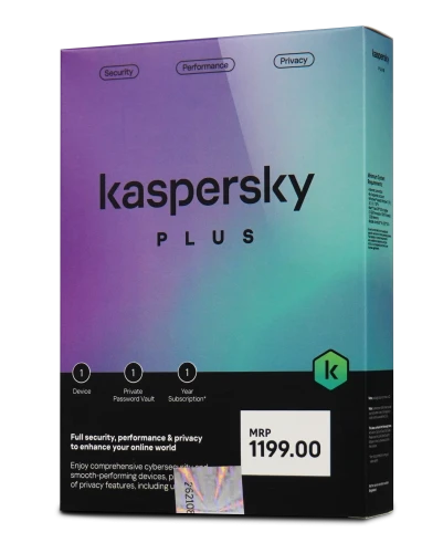 Kaspersky Plus 1-User 1-Year Anti-Virus