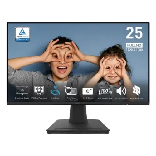 Monitor Msi Pro 24.5"" Mp252 100Hz Fhd(Full Box Needed For Warranty)