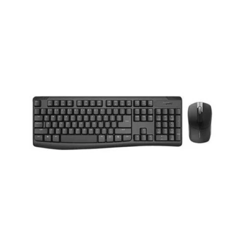 Rapoo X1800 Pro 2.4G Combo Wireless Keyboard With Mouse Black