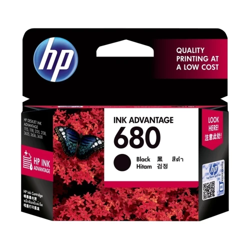 HP 680 Black Original Ink Cartridge (F6V27AA) for HP DeskJet Ink Advantage Printers Price in Bangladesh