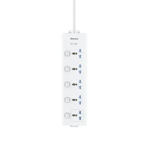 Huntkey DMC502 5 Port Power Strip with Individual Switch 3M Price in Bangladesh