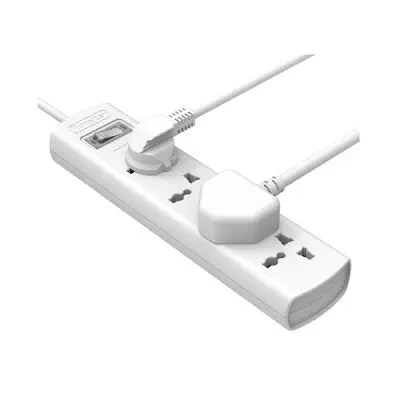Huntkey SZM401 4 Port 2-Pin Power Strip 3M White Price in Bangladesh