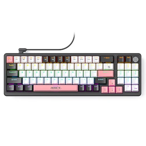 Imice GK-100 Mechanical RGB Backlit Gaming Keyboard
