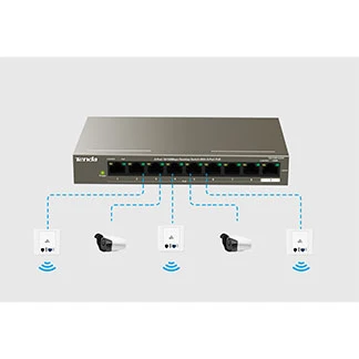 Switch Tenda Tef1109P 9 Port 10/100Mbps Poe