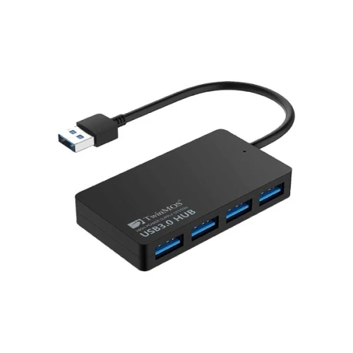 Twinmos 4 Port Usb 3.0 Square Metal Hub
