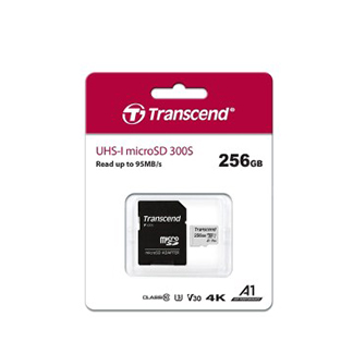 Transcend 256 GB M.SD C10+300X Memory Card
