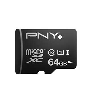 PNY 64 GB Micro SD Class 10 Memory Card