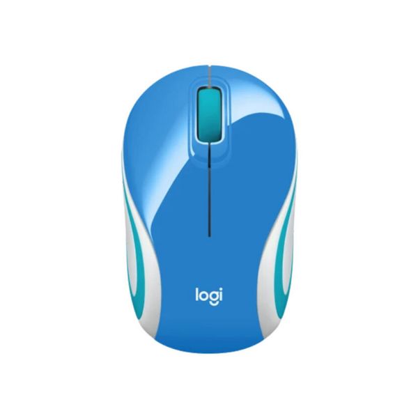 Logitech Wireless M187 Blue Mouse