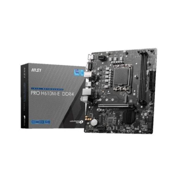 Msi Pro H610m-E Ddr4 Lga 1700 Motherboard