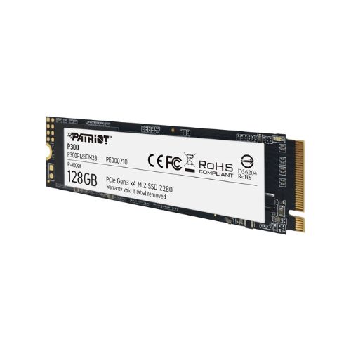 PATRIOT M.2 P300 128GB Nvme 2280 PCIe SSD