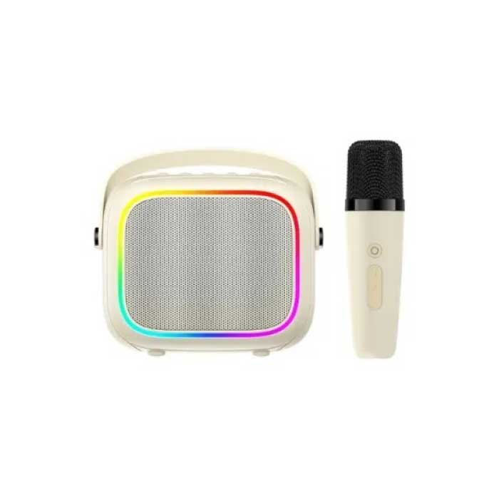 Havit Sk818bt Mini Portable Karaoke Bluetooth Microphone Wireless Rgb Speaker